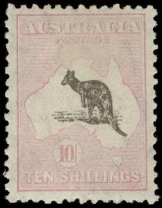 10/- Grey & Pale Pink; very well centred MVLH.