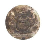 Hobart coat of arms, cast iron, 19th century