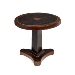 A Georgian apprentice tilt top miniature supper table