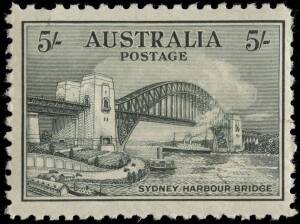 Sydney Harbour Bridge set 2d - 5/-, CTO with gum.