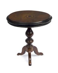 A Victorian miniature walnut Loo table, circa 1865