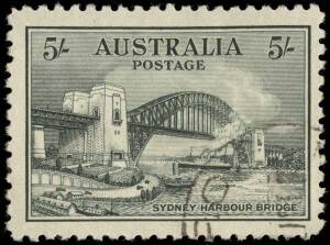 5/- Sydney Harbour Bridge, CTO.