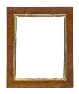 A huon pine picture frame with gilt slip, 19th century