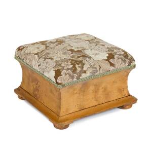 A Colonial huon pine footstool, circa 1840