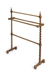 A towel rail, blackwood, Tasmanian origin, 19th century