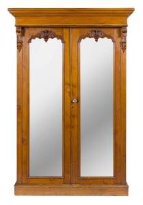 A two door wardrobe, huon pine, circa 1880 