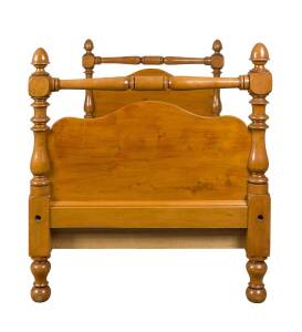 A Tasmanian huon pine single bed, 19th century