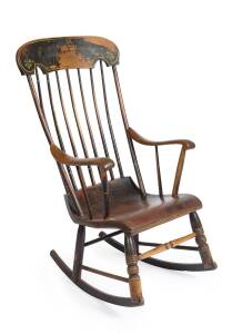 An American rocking chair, 19th century