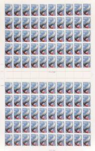1966-87 accumulation of singles & sets to $1.00. Majority in blocks of 4 to 10 or gutter strips. With some full sheets, incl. se-tenant issues and 1973 set of 12, 1c to $1as full sheets of 100. With autotrons, Sheet No's and colour controls. May suit spec