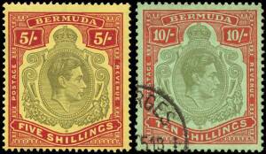 1865-1962 collection on Hagners. Mixture of mint and used singles, sets and part sets. Starts with QV group to 1/- and incl. &frac12;d o'pt Specimen. KGV incl. 1920-21 set of 6 to 1/-*. Good range of KGVI with h/value definitives to 10/- mint & used plus 1948 &pound;1