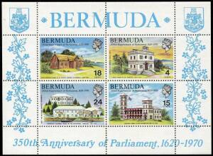 1953-2000 collection on Hagners. Mint/used range with definitives, commemoratives and a few souvenir sheets. Incl. 1953-62 definitives set MH & used, 1962-68 definitives set** x2 and 1970-75 Flowers set**. Some items in various quantities up to 5. All pri