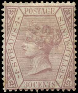 1867-72 (SG.11, 12, 13 & 17) Crown CC wmk 2c brown, 4c rose, 6c dull lilac & 30c claret; all o.g. Cat.&pound;590.