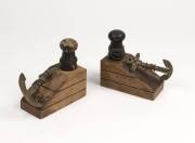 A pair of ship motif bookends, early 20th century