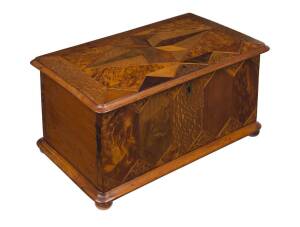 William Norrie Jewellery Box, New Zealand, circa 1890