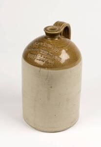 A pottery Demijohn "LECK & CRAIG, WEDDERBURN"