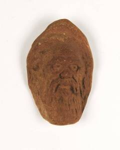 WILLIAM RICKETTS Miniature terracotta portrait panel