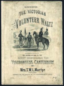 SONG SHEET: "The Victorian Volunteer Waltz"