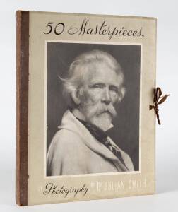 "50 Masterpieces of Photography" by Dr Julian Smith, 50 facsimile photographs each pencil signed and tilted in the lower margins, in original pictorial slip cover 