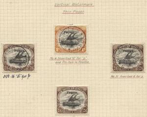 Collection of Papua & New Guinea on older style album pages, majority MH as singles, sets and part sets, incl. some blocks. Noted group of Small "Papua" o'pts to 2/6 on pages, many with varieties incl. 'd' for 'p' and 1907-10 4d black & sepia, wmk sideway
