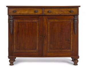 An early side cabinet in the Regency manner, circa 1830