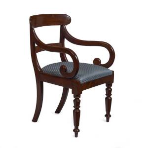 A carver chair, Australian cedar, New South Wales origin, mid 19th century