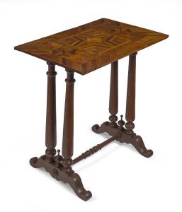 A New Zealand specimen wood occasional table, late 19th century