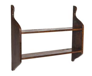 Primitive wall shelves, Australian cedar, late 19th century65cm high, 81cm wide, 17cm deep