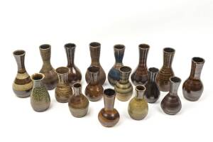 BENDIGO POTTERY A collection eighteen of earthernware carafes