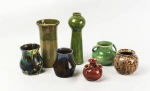 A collection of Australian pottery including Bendigo, 19th/20th century