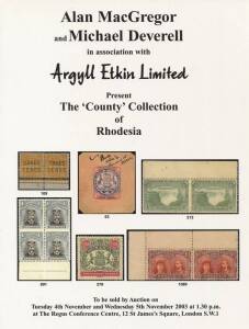AFRICA: Selection of catalogues with the stamps and postal history of British C'wealth countries incl. various named collections. Noted Rhodesia named collections (5) and Sth Africa & related (7) plus 2 publications.