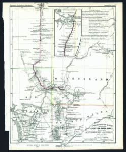 AUSTRALIA: Unusual maps by A.Petermann [Gotha, 1862-73], noted "Provisorische Karte der grossen Expedition Unter Burke durch den Australiache Continent 1860 und 1861"; "Karte von J.Mc.D.Stuart's 2ter Reise im Innern von Australiaen, April bis Juli 1861"; 