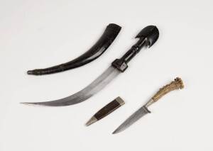 A German Huntsmans knife & Afghan tribal Jambiya