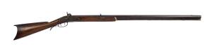 A half stock Kentucky Rifle, circa 1840s