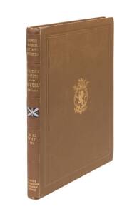 SCOTTISH NATIONAL ANTARCTIC EXPEDITION 1902-1904: "Report on the Scientific Results of the Voyage of S.Y. "Scotia" during the years 1902, 1903 and 1904..." Volume III - Botany, Parts I - XI, with plates and a chart; 153pp. Signed and dedicated by Robert R