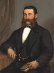 ARTIST UNKNOWN (Colonial Portrait of a Gentleman)