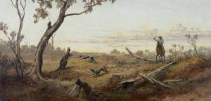 J. A. TURNER (1850-1908) (Honing in on the Kangaroo), 1886