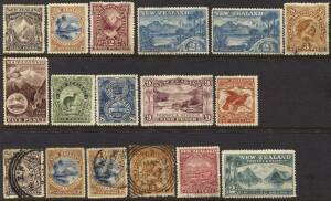 Suitcase with a 3 volume duplicated mint/used New Zealand collection on Hagners. Pre decimal range incl. Smiling Boys pair*, earlier mint Health stamps and KGV definitives. Decimals majority** as singles, sets and various size blocks incl. imprints etc. P