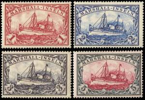 German Pacific Island Colonies and NWPI o/pts duplicated accumulation on Hagners. Yachts (160+) incl. German New Guinea and Marshall Islands to 5mk, majority mint, a few h/values used. Plus a few Samoa with G.R.I. o'pts used (9): Range of NWPI o'pts to 5/