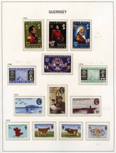 1969-1994 Guernsey and Jersey collections on Davo hingeless pages. With singles, sets, souvenir sheets and postage dues. A few MH, majority fine MUH. Many 100's.