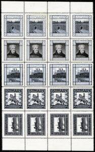 c 1900 - 1930's accumulation of German cinderellas. Good range of various types, used to reinforce national identity/ propaganda during this important tranisitional phase of German history. Depicting the coats of arms of regions, cities & towns, historica