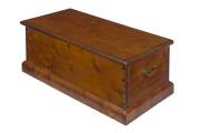 A ships trunk lift top box, solid huon pine with cedar trim - 2