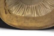 A British officer's Bicorn in original metal case by Gould of Devonport with brass name plate to J.C.M Boyle Royal Navy, inscribed on hat band "Boyle Cumberland", together with sales receipt for photography from H.Yeo of Plymouth, circa 1904 - 2