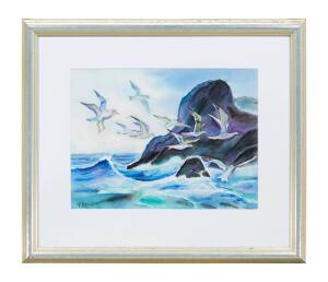 ALAN BOND (1938-2015) Seabirds and Rocks &nbsp;1998