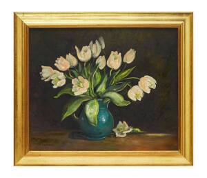 H VICKERS (Still Life - Vase of Tulips)