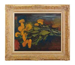K NORD(Marigolds)&nbsp;oil on boardsigned lower right: K NORD44 x 54.5 cm&nbsp;