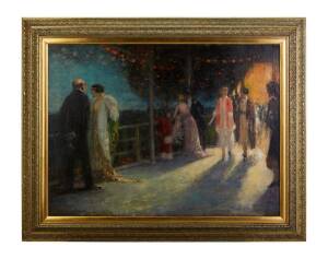 ARTIST UNKNOWN (Party Guests on a Terrace)