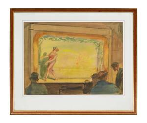 ARTIST UNKNOWN (Stage Scene, early 20th century)