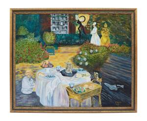 ALAN BOND (1938-2015) (Garden Party, after Manet) &nbsp;1999