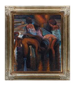 ARTIST UNKNOWN (Women Washing in the River)