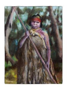PRIMUS UGLE (BORN 1941) Tribal Woman
